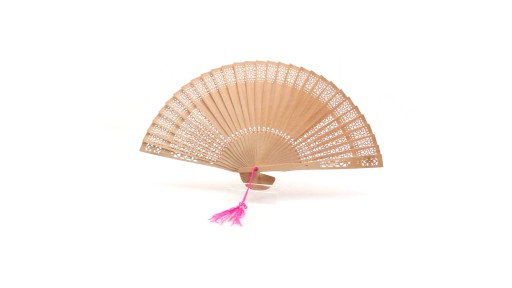 WOODEN FAN (dře- vený), openwork
