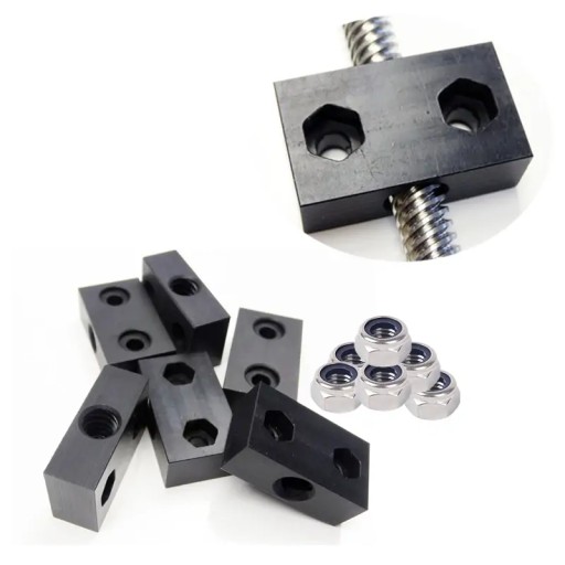 Matica trapézová na skrutku tr8x2mm - BLOK