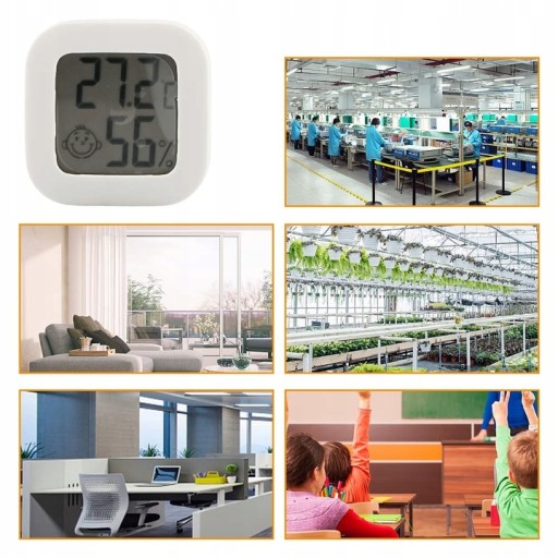ELEKTRONICKÝ TEPLOMER SPOĽAHLIVÝ DIGITÁLNY IZBOVÝ HYGROMETER METEOSTANICA