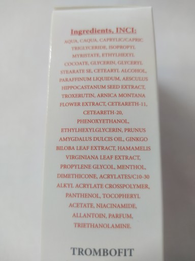 Trombofit trombovit krém na ťažké nohy
