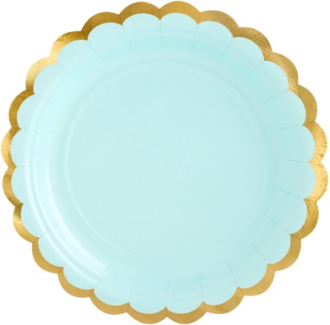 MINT papierové taniere 18 cm, 6 ks, pre ročné bábätko