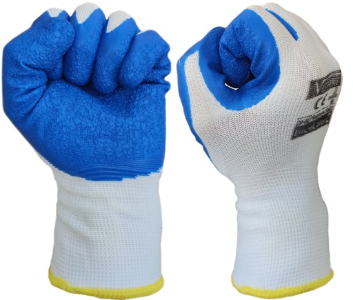RUKAVICE PRACOVNÉ RUKAVICE SILNÉ LATEXOVÉ 10