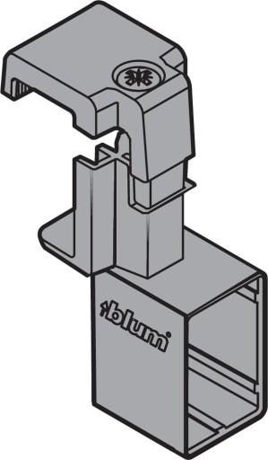 BLUM ZRU.01E0 Držiak priečnej lišty, BIELY