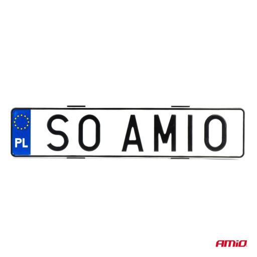 BEZRÁMOVÁ MONTÁŽ ŠPZ AMiO