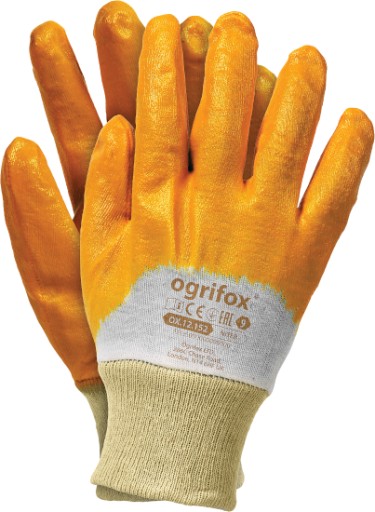 Nitrilové pracovné rukavice odolné voči olejom OX-NITER veľkosť 9