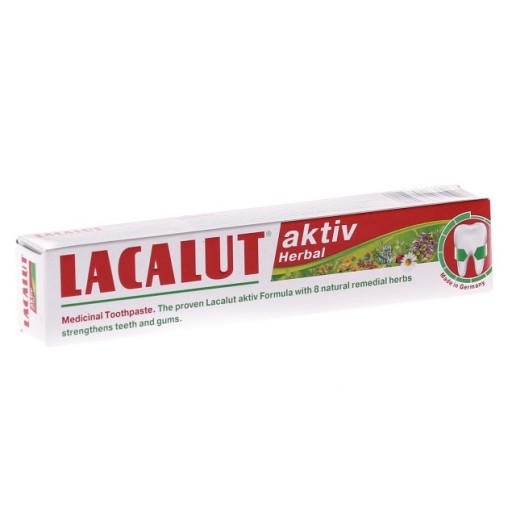 LACALUT ACTIV HERBAL BYLINKOVÁ ZUBNÁ PASTA 75 ML