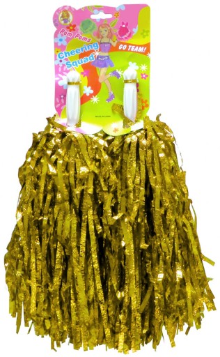 LESKLÉ POMPÓNY CHEERLEADER tanečnica 2 ks mix