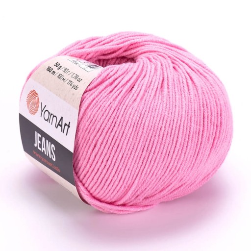 YARNART JEANS priadza 36 ružová