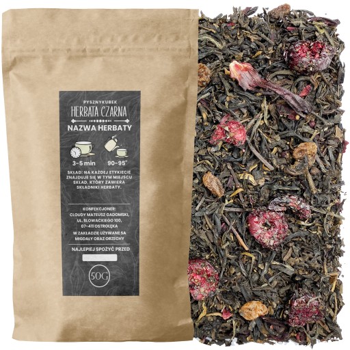 Čierny čaj ČEREŠNE V ROM 50g yunnan čierny