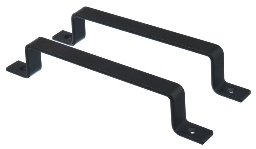 Úchytka priemyselného kuchynského nábytku BLACK MAT loft