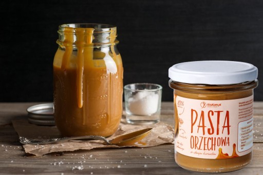 ORIEŠKOVÁ PASTA SLANÝ KARAMEL NATURE LAHODNÉ MASLO