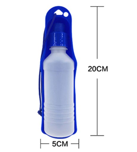Turistická fľaša pre psa, napájadlo, misku, mačku, psa