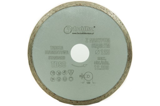 DIAMANTOVÝ DISK na kameň, mramor, keramiku, 125 mm