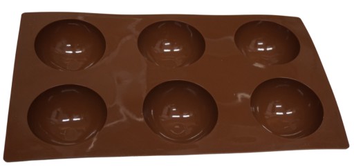 SILIKÓNOVÁ FORMA NA PEČENIE PLÁŠKOV, VEĽKÉ POLOGULY