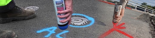 SOPPEC SPRAY RED FARBA NA ZNAČENIE CESTOV