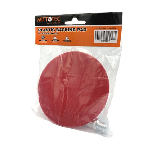 KOTÚČ NA BRÚSNE KOTOUČE SO VELCRO 125mm ADAPTÉROM 6mm