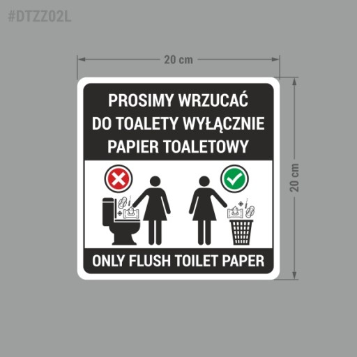Vhadzujte prosím iba papier - nálepku 20x20