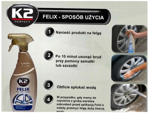 K2 FELIX RIM TEKUTINY UMÝVA RÁFKY A NÁBOJE HIT FV