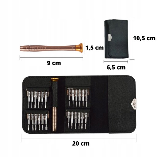 SADA PRESNÝCH SKRUTKOVAČOV 25 V 1 SKRUTKOVAČOV TORX