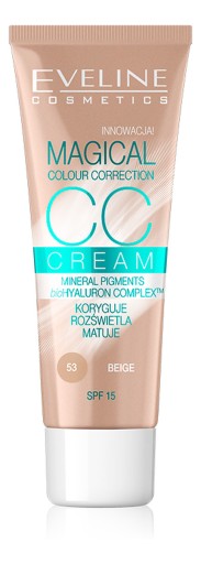 Eveline CC Beige make-up na tvár (53) 30 ml