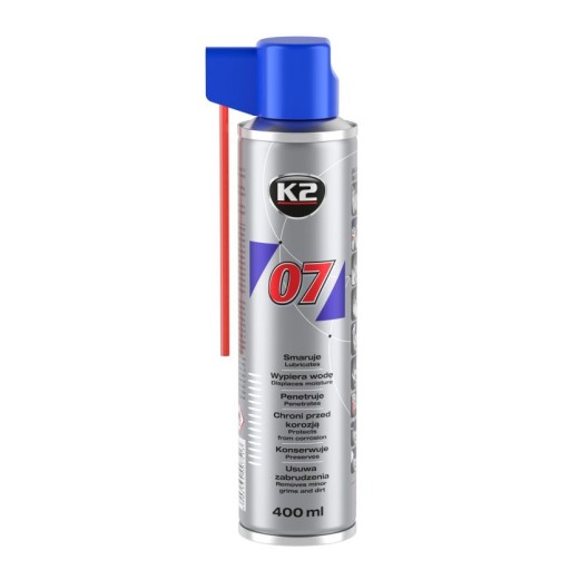 VIACÚČELOVÉ ODSTRAŇOVANIE HRDZE K2 07 400 ML