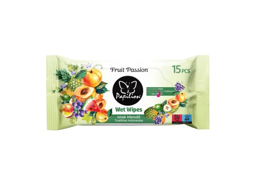 PAPILION FRESH OVOCNÁ TERAPIA Vlhčené obrúsky OVOCNÁ VÔŇA 15 ks