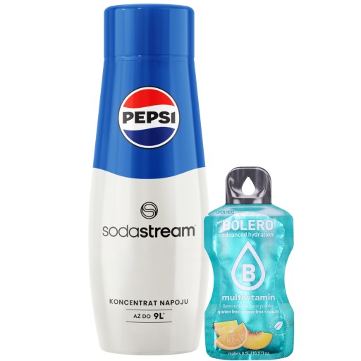 SodaStream Sirup koncentrát šťavy Pepsi Bolero vrecúško multivitamín 3g
