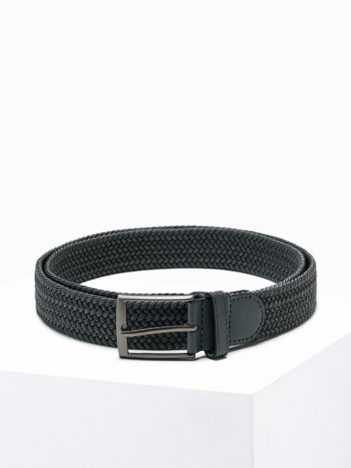 Klasický pánsky remeňový opasok 830A, grafit