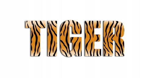 TIGER SET TIGER TAIL BAND 4 kusy