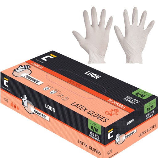 RUKAVICE JEDNORÁZOVÉ LATEXOVÉ PD 100 ks