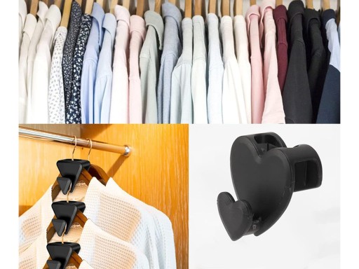 Organizér Závesný háčik vešiak na šaty do šatníka Set 12 kusov