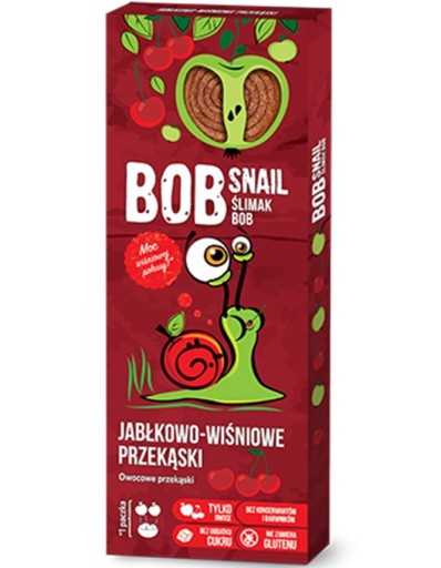 Bob Slimák 3x SLIMAJKÉ JABLKO - VIŠŇOVÁ SNACK