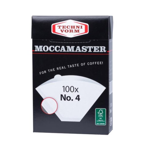 PAPIEROVÉ FILTRE MOCCAMASTER DO VARNÉHO STROJA NR4 100 ks