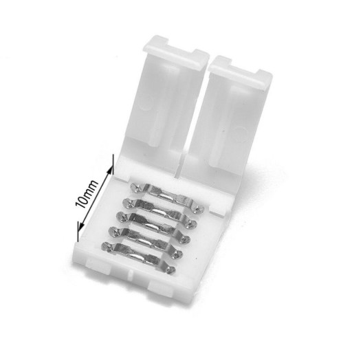 Konektor pre RGBW LED pásik, rovný, 10mm konektor