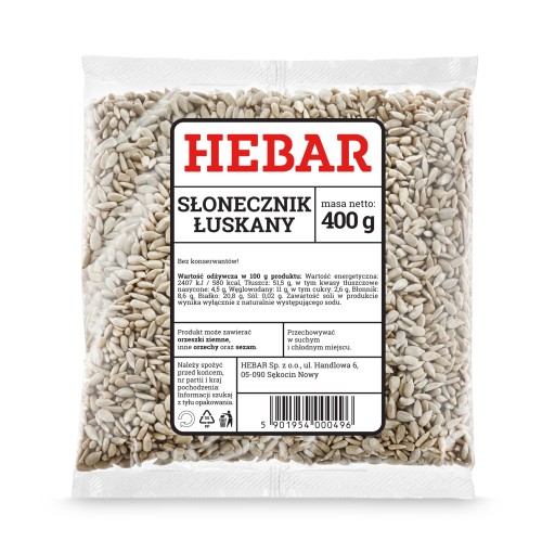 Slnečnicové semienka lúpané 400 g