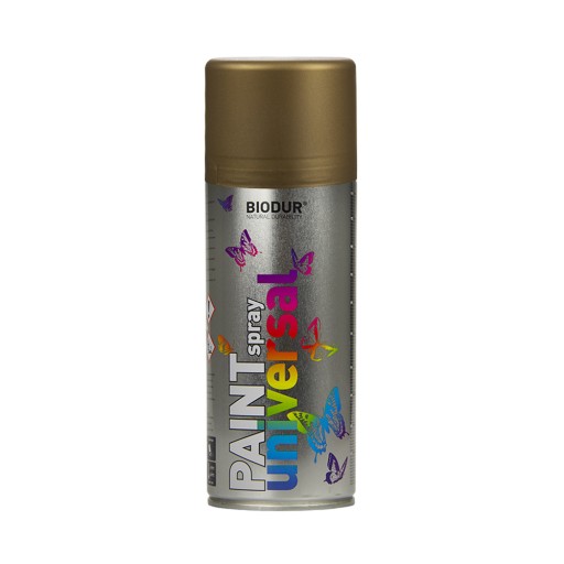 Emailový žltý/zlatý perleťový sprej 400ml/RAL1036