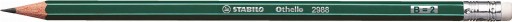 STABILO DREVENÁ ceruzka S GUMA, POHODLNÁ