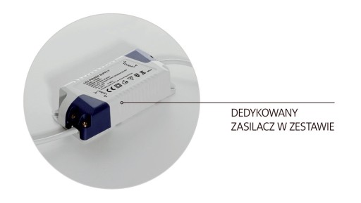 OKRUHÁ ZAPOMATNÁ LED TABUĽKA 24W STROPNÉ SVIETIDLO DOWNLIGHT