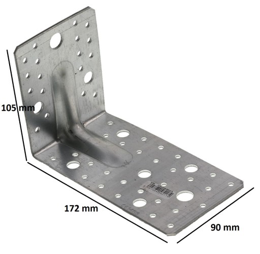 UHLOVÁ TYČ S RAZÍVNYM KONEKTOROM 172x105x90mm