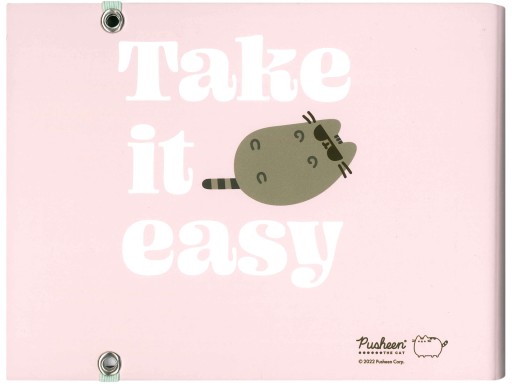 PUSHEEN THE CAT NOTES Na špirále s gumou B6 64 linkovaných stránok CAT Kotek