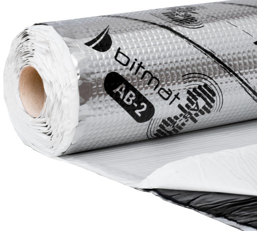 SOUND SOUNDING MAT Butyl Bitmat 2mm 25x50cm basový reproduktor reproduktor