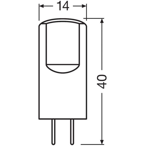 LED CAPSULE žiarovka GY6,35 2,6W = 28W 12V OSRAM