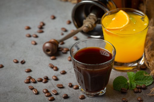 FRESH PRESSO nápoj káva + pomarančový džús 315ml