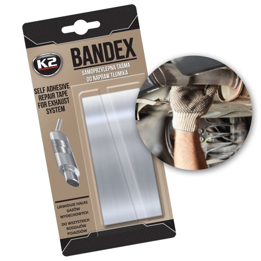 Bandáž na opravu tlmiča 1M K2 BANDEX VYSOKOTEPLOTNÝ VÝFUK