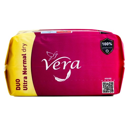 Vera hygienické vložky s krídelkami Ultra NORMAL Dry Duo Day 20 ks.