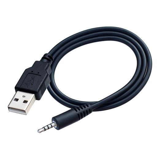 USB to Mini Jack 2,5 mm Aux Audio kábel 50 cm