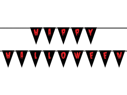 Banner Bloody Happy Halloween 500 cm girlanda