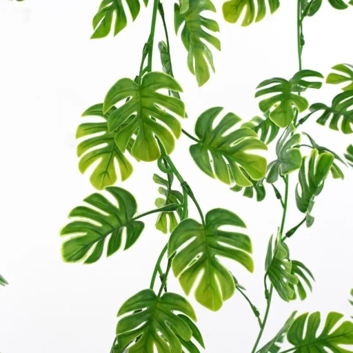Monstera Garland Umelé kvety Brečtan Listy Monstera Popínavé rastliny 195 cm