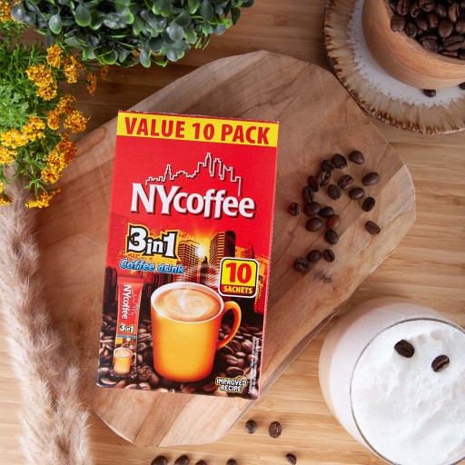 Instantný kávový nápoj 3v1 3v1 káva NYcoffe 10ks