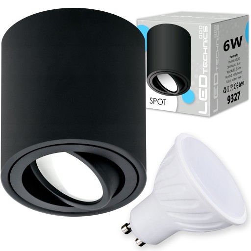 BODOVÉ STROPNÉ HALOGÉNOVÉ SVIETIDLÁ PRIVRCHOVEJ MONTÁŽE pohyblivá trubica GU10 6W LED žiarovka